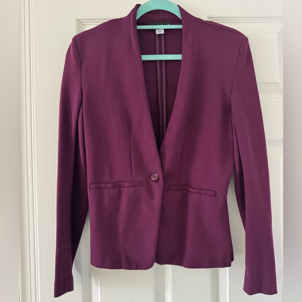 Simply Styled Women's Deep Purple Blazer